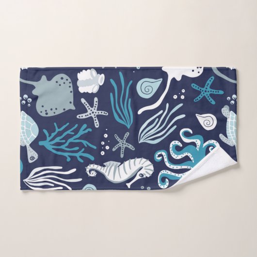 Onder de grote schaal van het Zee Bad Handdoek (Handdoek)