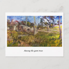 Onder de Gum Trees, Old Homestead, NSW Briefkaart