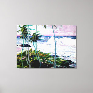 Onder de handelswinden, Barbados Canvas Afdruk