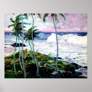 Onder de handelswinden, Barbados Poster