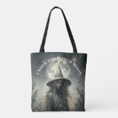 Onder de Heksenmaan – Gotische Heks Tote Bag (Achterkant)