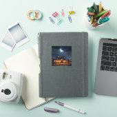 Onder De Hemel Van De Sikkel - Islamitisch Kunstpl Sticker (iPad Cover)