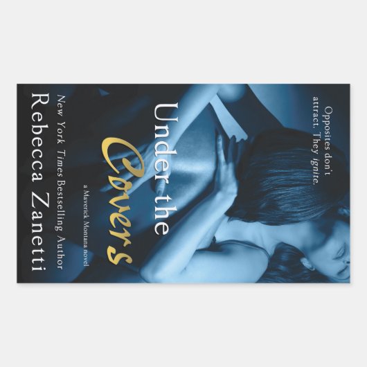 Onder de Hoesjes van Rebecca Zanetti Rechthoekige Sticker (Voorkant)