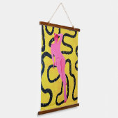 Onder de huid II Hangend Wandkleed (Gebogen)