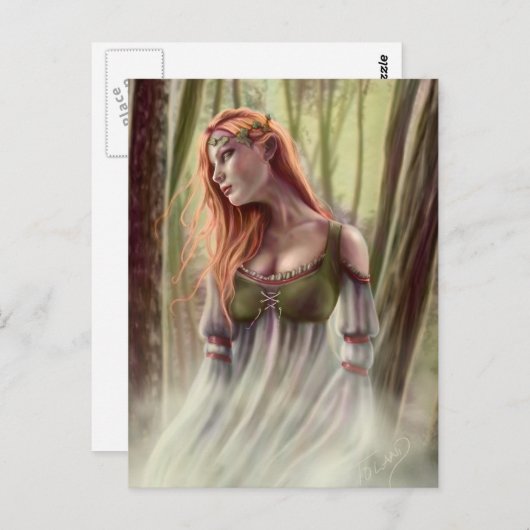 Onder de Ivy Briefkaart (Voorkant / Achterkant)