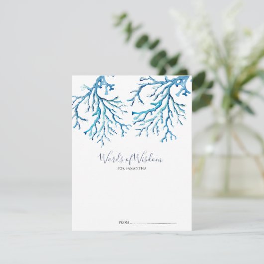 Onder de Kaarten van het advies van het Baby showe (Staand voorkant)