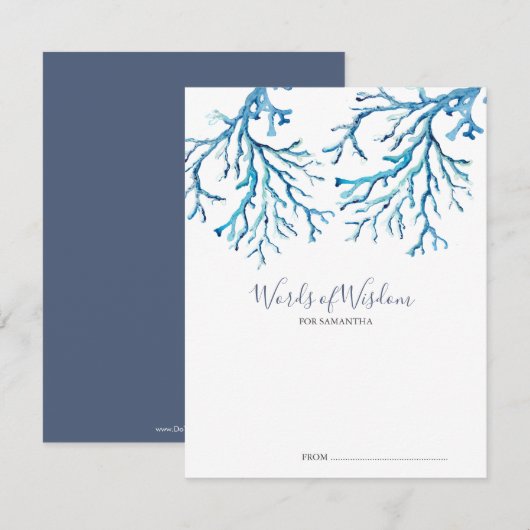 Onder de Kaarten van het advies van het Baby showe (Voorkant / Achterkant)