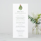 Onder de kerst Mistletoe Wedding Menu (Staand voorkant)
