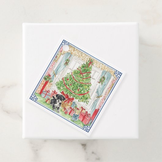 Onder de kerstboom cadeau Labels (In situ)