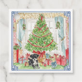 Onder de kerstboom cadeau Labels (Voorkant)