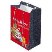 Onder de kerstboom medium cadeauzakje (Voorkant Gekanteld)