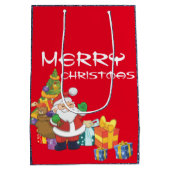 Onder de kerstboom medium cadeauzakje (Achterkant)