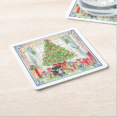 Onder de kerstboom Onderzetters (Schuin)