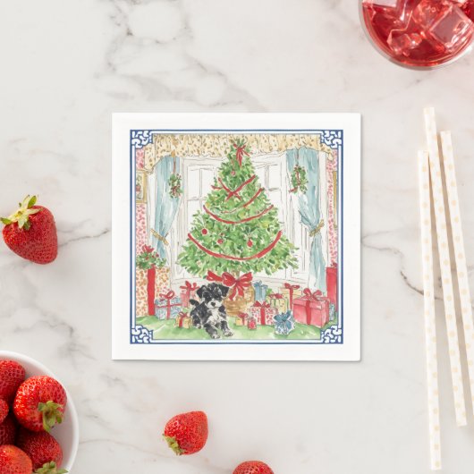 Onder de kerstboom servet (Insitu)