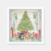 Onder de kerstboom servet (Voorkant)