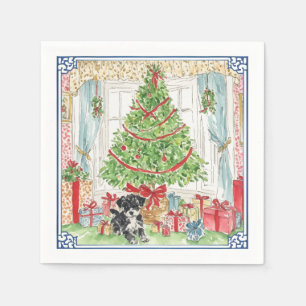 Onder de kerstboom servet