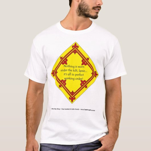 Onder de kilt t-shirt (Voorkant)