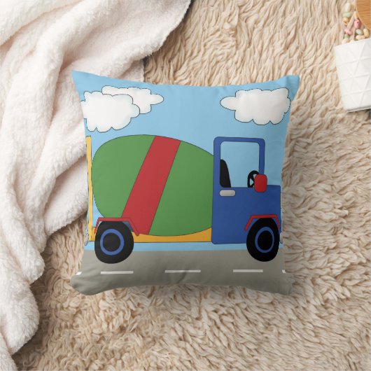 Onder de Kinder Cement Truck Pillow Kussen (Deken)