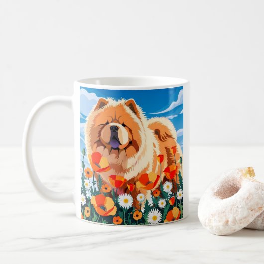 ONDER DE KLAPROZEN Chow Koffiemok (Met donut)