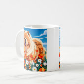 ONDER DE KLAPROZEN Chow Koffiemok (Voorkant links)