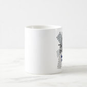 Onder de klassieke witte Mok van de bus (Center)