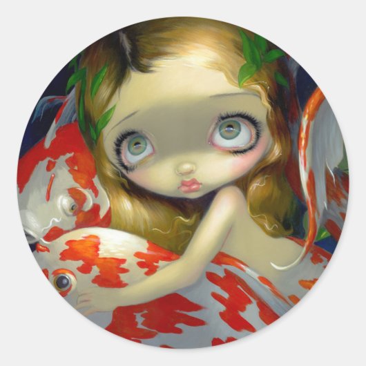 "Onder de Koi" Sticker (Voorkant)