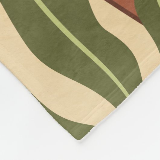 Onder de lachende zon fleece deken (Hoek)