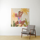 Onder de lachende zon wandkleed (In situ)