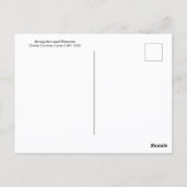 Onder de Laurel Blossoms Charles Courtney Curran Briefkaart (Achterkant)