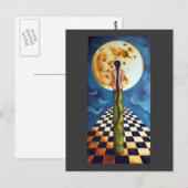 Onder de maan briefkaart (Voorkant / Achterkant)