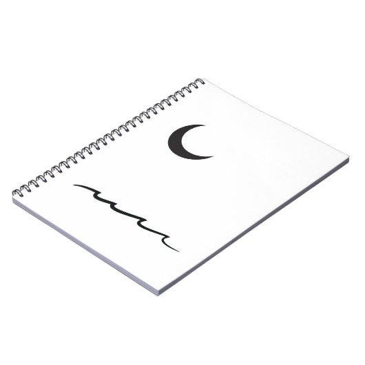 Onder de maan notitieboek (Linkerzijde)