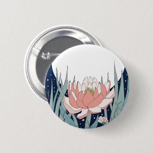 Onder de Maan Ronde Button 5,7 Cm (Voorkant /achterkant)