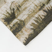 Onder de Magnolia boom Fleece Deken (Hoek)