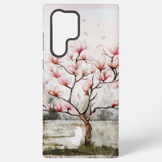 Onder de Magnolia boom Samsung Galaxy Hoesje (Achterkant)