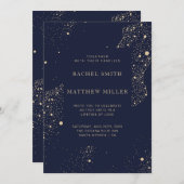 Onder de "Melkweg"-jumelage sterren Kaart (Voorkant / Achterkant)