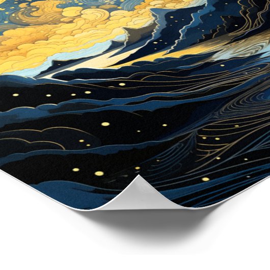 Onder de Melkweg 🌌 Poster (Hoek)