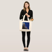 Onder de Midnight Blues 2003 Grote Tote Bag (Voorkant (model))
