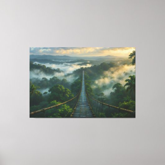 Onder de mist een geheim canvas afdruk (Voorkant)