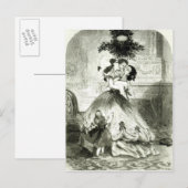 Onder de Mistletoe' Briefkaart (Voorkant / Achterkant)