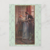 Onder de Mistletoe Briefkaart (Voorkant)