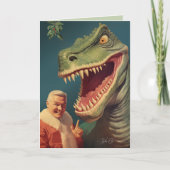 Onder de Mistletoe Feestdagen Kaart (Voorkant)