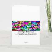 Onder de Mistletoe Feestdagen Kaart (Achterkant)