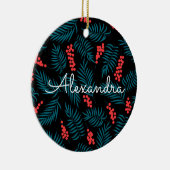 Onder de Mistletoe Keramisch Ornament (Rechts)