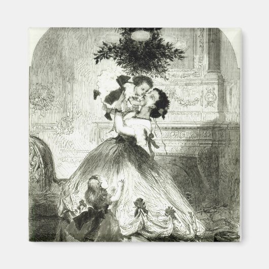 Onder de Mistletoe' Magneet (Voorkant)