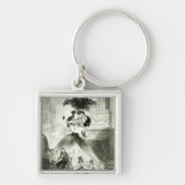 Onder de Mistletoe' Sleutelhanger (Voorkant)