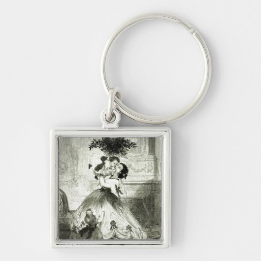 Onder de Mistletoe' Sleutelhanger (Voorkant)