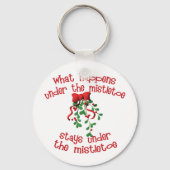 Onder de Mistletoe Sleutelhanger (Voorkant)