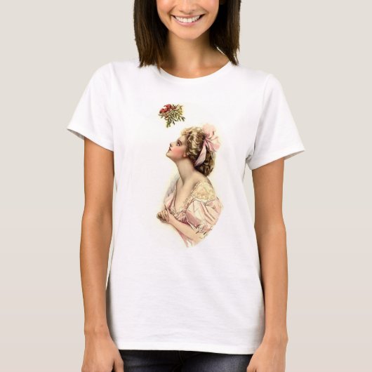 Onder de mistletoe vissen t-shirt (Voorkant)