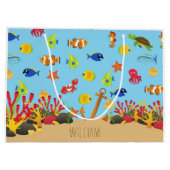 Onder de naam Zee Ocean Fish and Anchor Kind Name Groot Cadeauzakje (Achterkant)