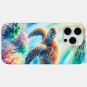 Onder de oceaan zee schildpad Case-Mate iPhone case (Achterkant (horizontaal))